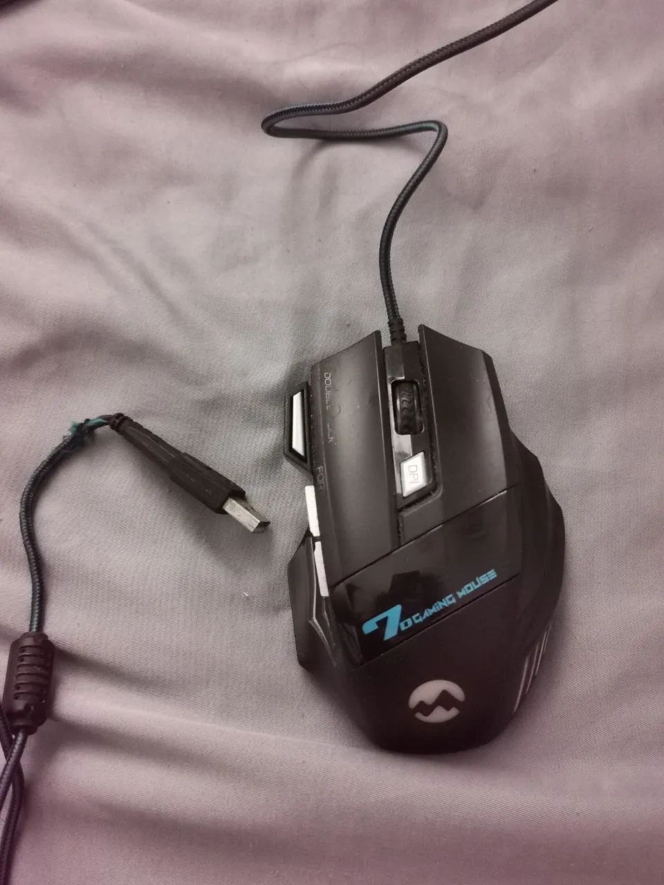 1. Мышка для геймеров. USB, проводная. Everest SM 770. 800/1200/2000/3200 DPI. Подсветка.
