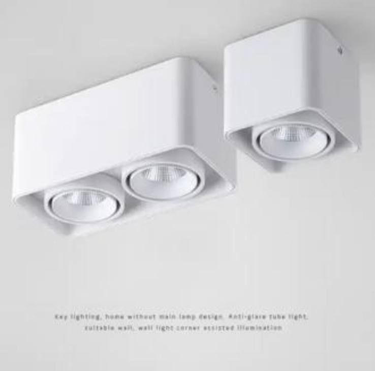 Накладные LED-светильники, 4 шт (новые)