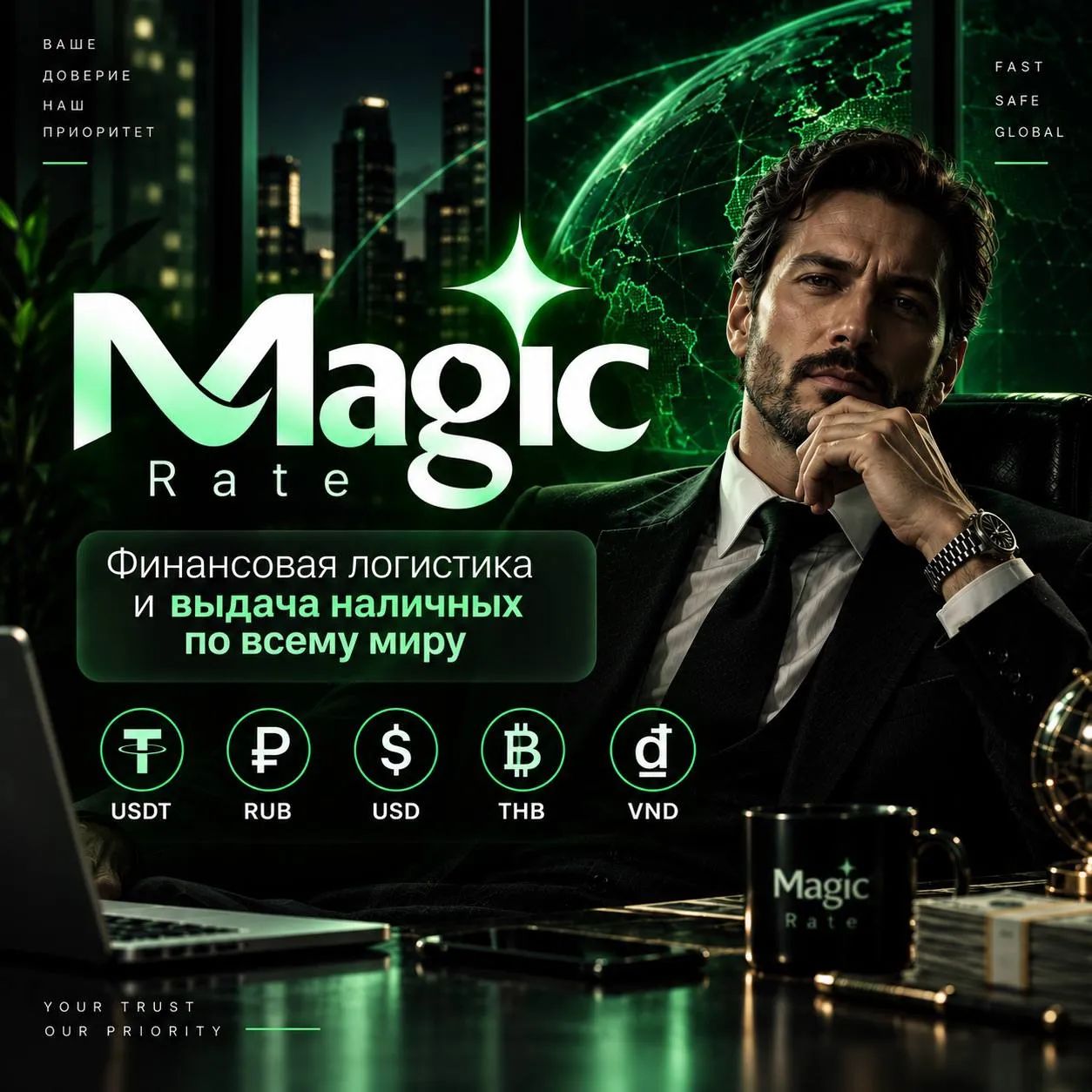 ✅ Magic Rate — обмен валют и помощь с оплатой недвижимости и любых других услуг во Вьетнаме.