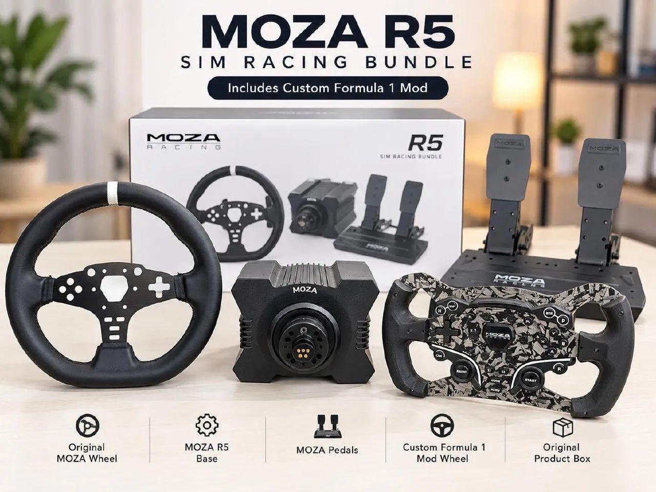 Продам MOZA R5, полный комплект. Состояние хорошее, всё работает без каких-либо проблем.