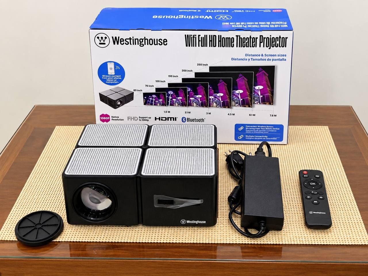 Продам проектор Westinghouse WiFi Full HD — 1 500 000 ₫ / 6 000 ₽.