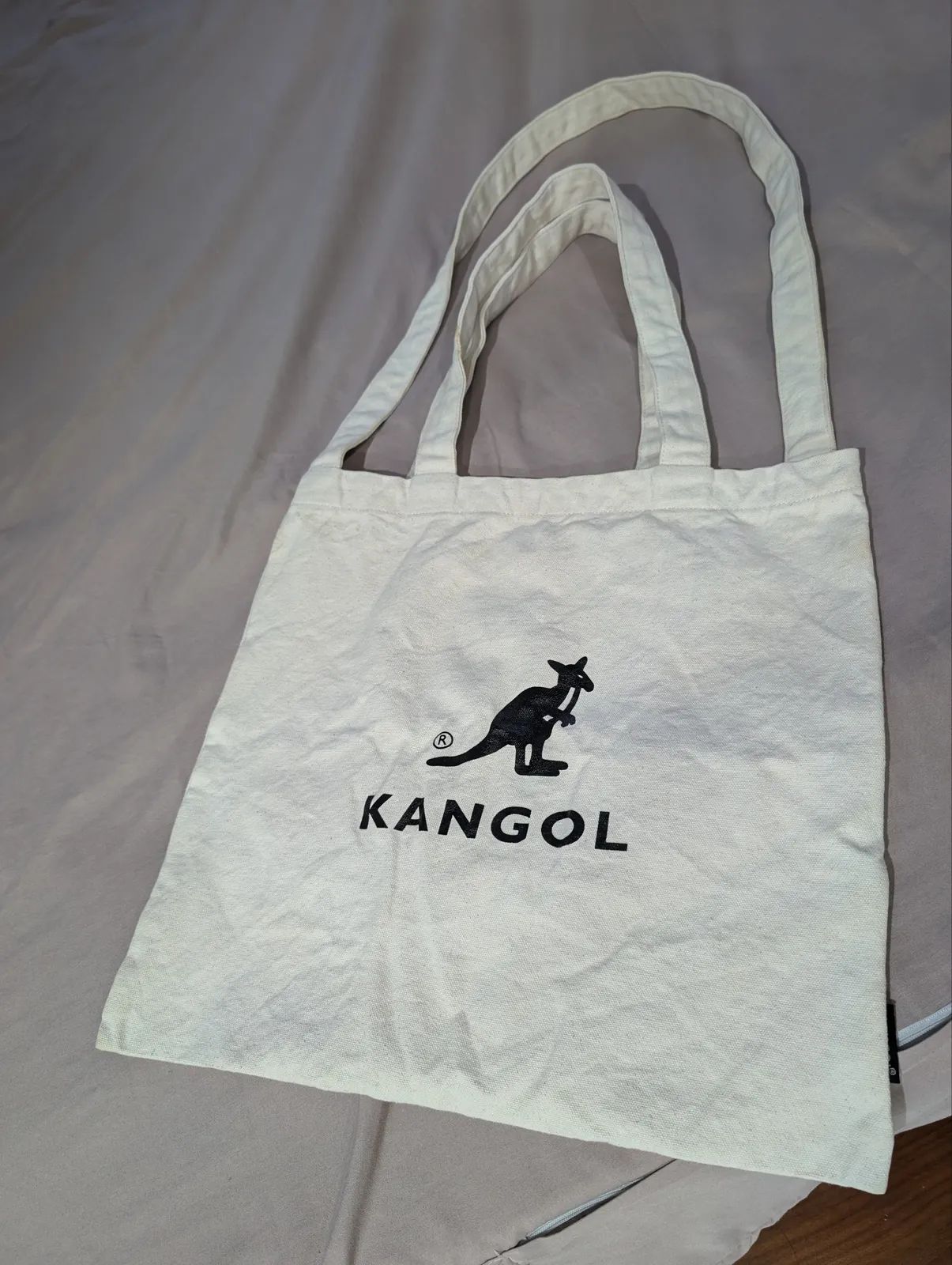 Корейская сумка Kangol Canvas eco bag.